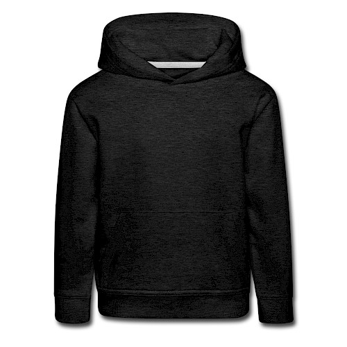 Premium-Luvtröja barn Vorne kolgrå