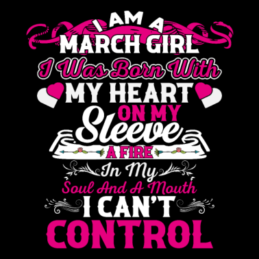 Zoom image Citation d’anniversaire Je suis une fille de mars