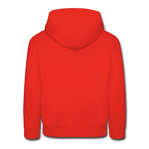 Kids' Premium Hoodie Hinten red
