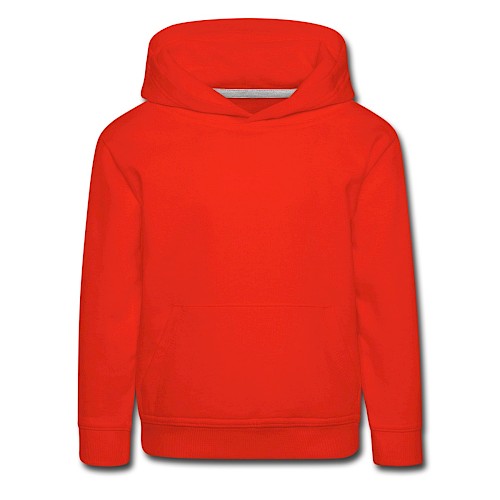 Kids' Premium Hoodie Vorne red