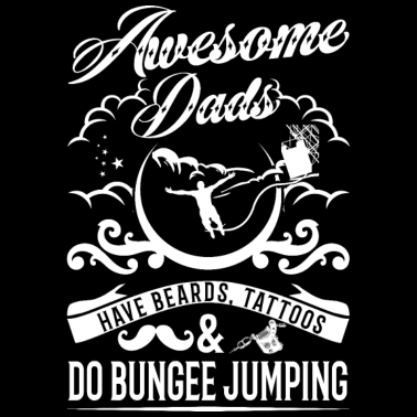 Zoom image Impresionantes tatuajes de padre Bungee Jumping
