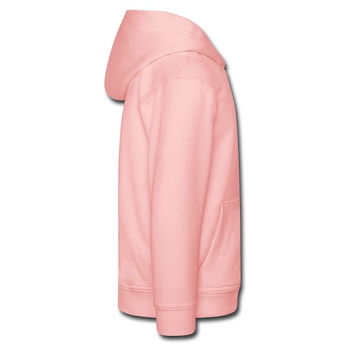 Kids' Premium Hoodie Rechts crystal pink