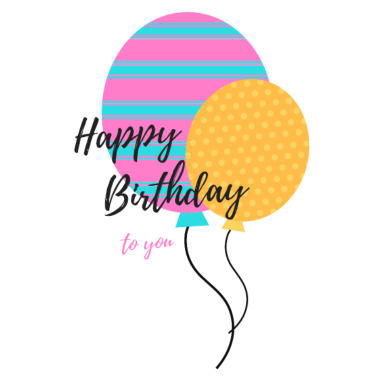 Zoom image Happy Birthday Balloon Syntymäpäivälahja