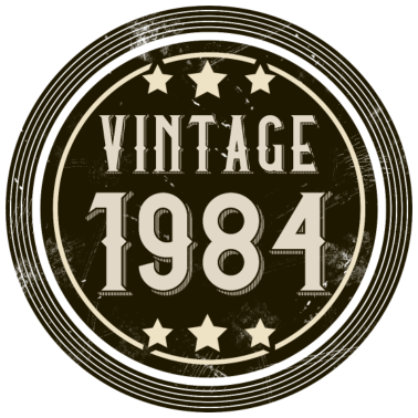 Zoom image 1984 Syntymävuosi Vintage Syntymäpäivä Vintage