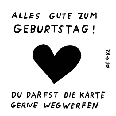 Zoom image Minimalismus - Alles Gute zum Geburtstag