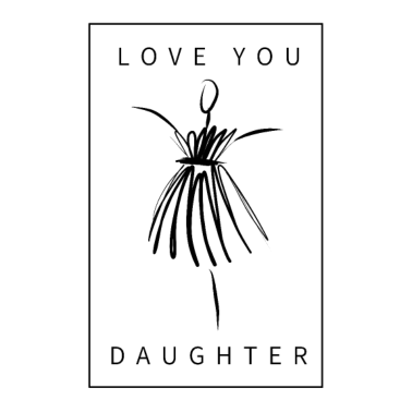 Zoom image Love you daughter Statement Geschenk