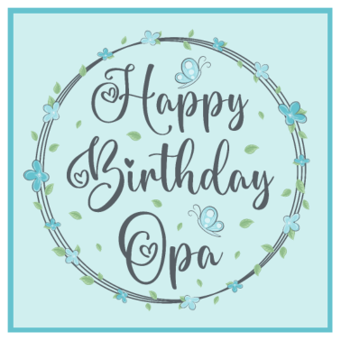 Zoom image Happy Birthday Opa Poster