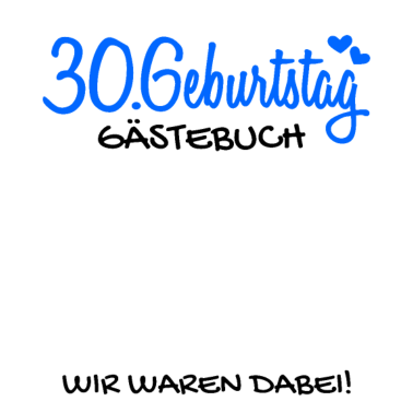 Zoom image 30 Geburtstag Gästebuch Deko Geschenk