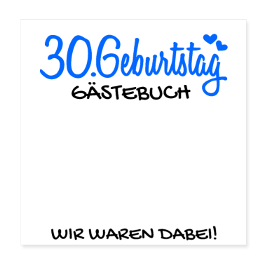 Geburtstagsspruch  - 30 Geburtstag Gästebuch Deko Geschenk