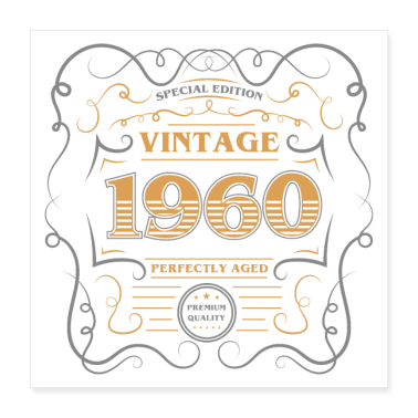 Dicton d’anniversaire  - Anniversaire Vintage 1960