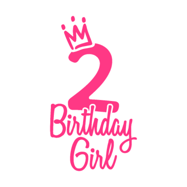 Zoom image Deuxième anniversaire anniversaire fille