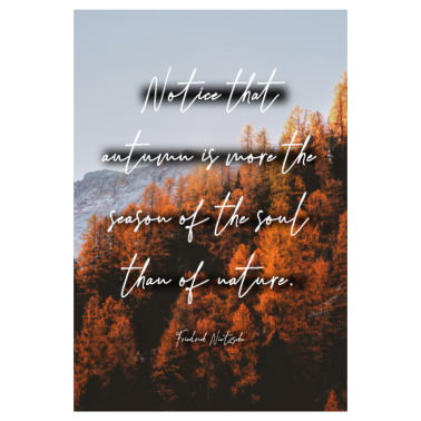 Zoom image Citation de la saison d'automne