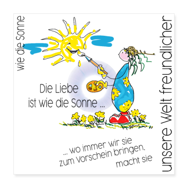 Dicton d’anniversaire  - Soleil. Faisceau Amour