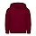 thumbnail Kids Hoodie Vorne bordeaux