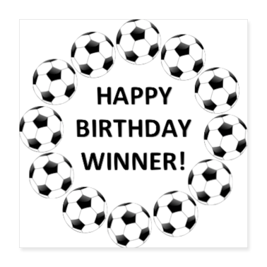 Dicho de cumpleaños  - Ganador feliz cumpleaños