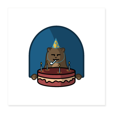 Dicho de cumpleaños  - Adorable cumpleaños oso