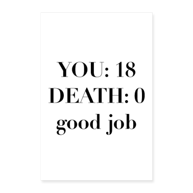 dicendo di compleanno  - TU 18 MORTE 0 Poster compleanno