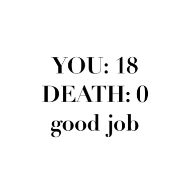 Zoom image TU 18 MORTE 0 Poster compleanno