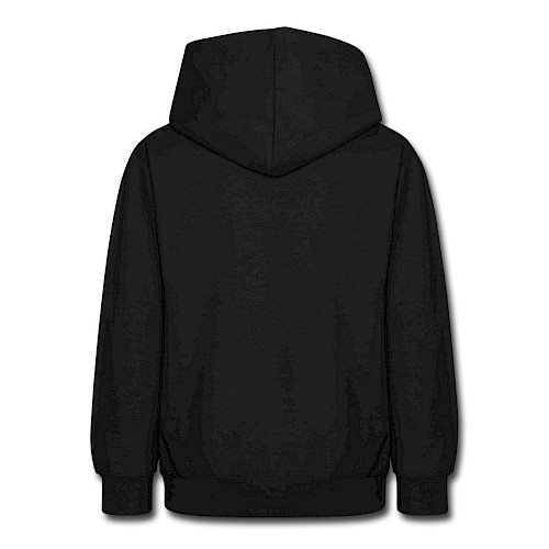 Nuorten huppari Hinten musta