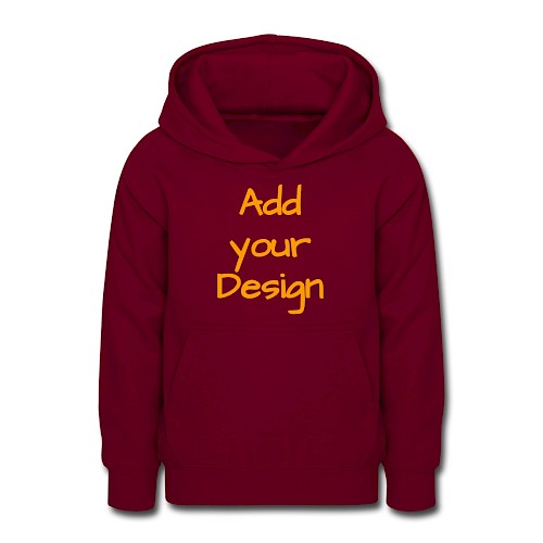 Nuorten huppari bordeaux