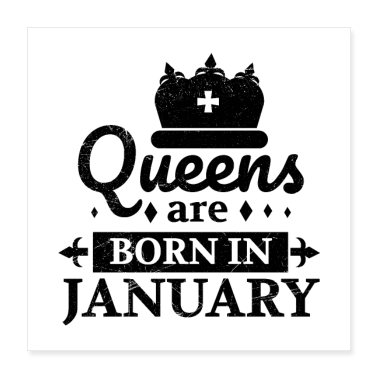 dicendo di compleanno  - Le regine nascono a gennaio idea regalo di compleanno