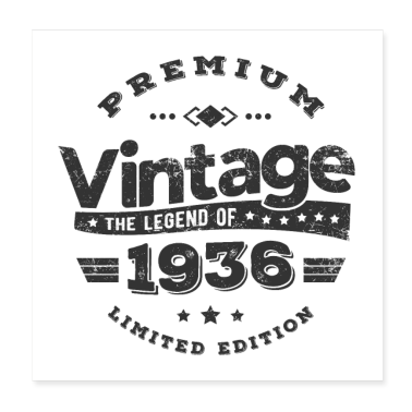 verjaardag gezegde  - VINTAGE 1936