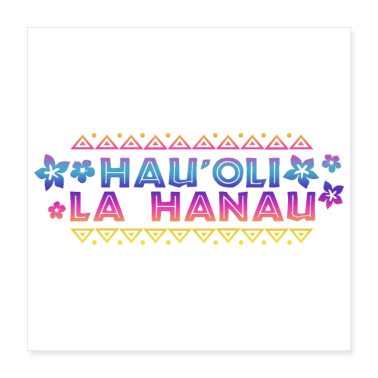 verjaardag gezegde  - Hau'oli la Hanau Hawaian Happy Birthday cadeau