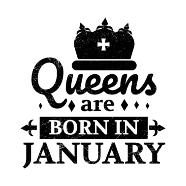 Zoom image Dronninger er født i januar bursdagsgaveidee