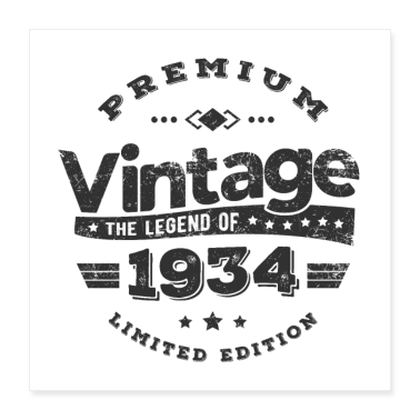 bursdagsordtak  - VINTAGE 1934