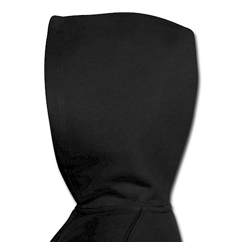 Kinder Premium Kapuzenjacke Kapuze links Schwarz