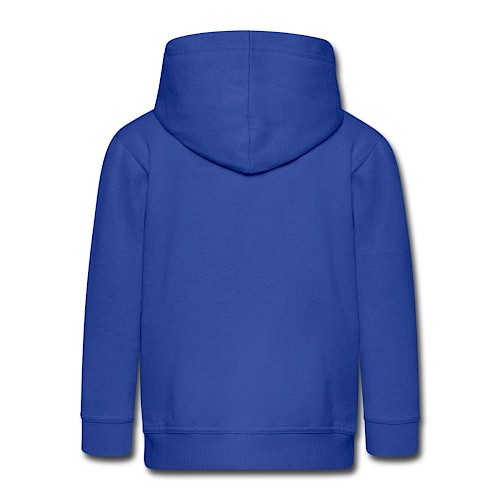 Kids' Premium Hooded Jacket Hinten royal blue