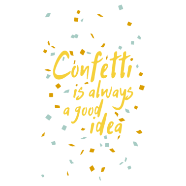 Zoom image Konfetti er altid en god idé