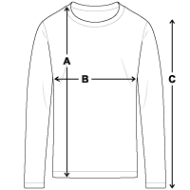 Kids' Premium Longsleeve Shirt Size overview