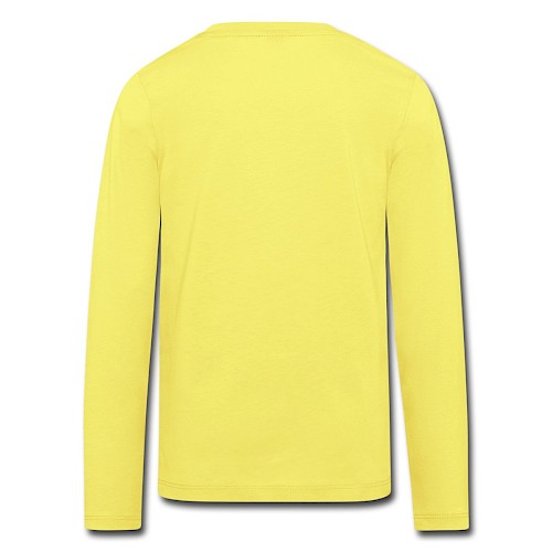 Kids' Premium Longsleeve Shirt Hinten yellow