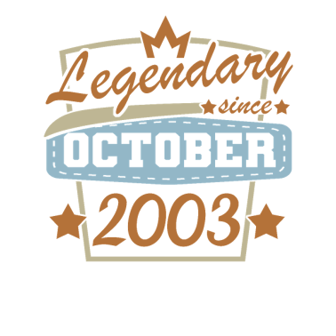 Zoom image Legendario desde octubre de 2003 Dichos de cumpleaños