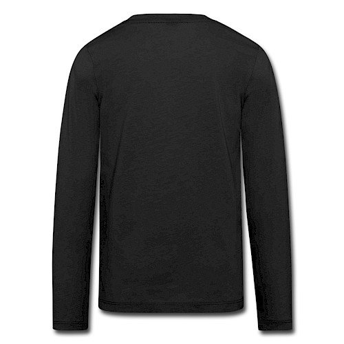 Kids' Premium Longsleeve Shirt Hinten black