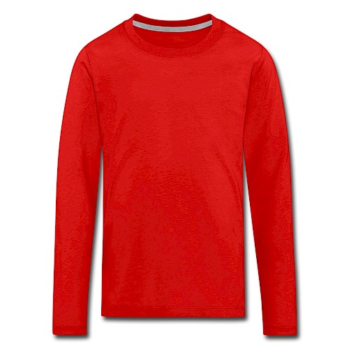 Kids' Premium Longsleeve Shirt Vorne red