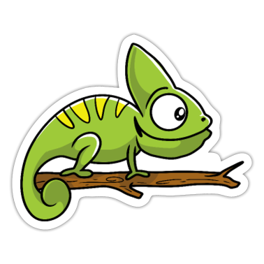 syntymäpäivä sanonta  - kameleontti