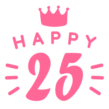 Zoom image 25. syntymäpäivä 25 vuotta vanha hyvää syntymäpäivää sanomalla