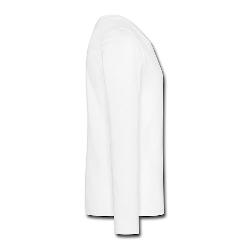 Teenagers' Premium Longsleeve Shirt Rechts white