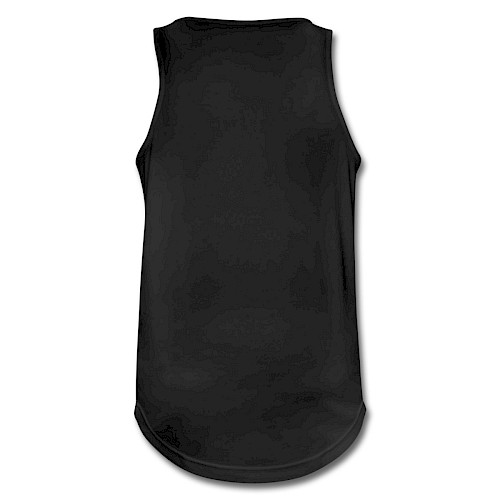 Canotta da uomo traspirante Hinten nero