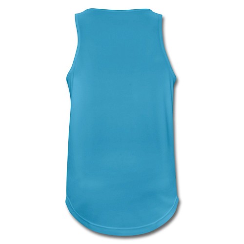 Canotta da uomo traspirante Hinten blu zaffiro