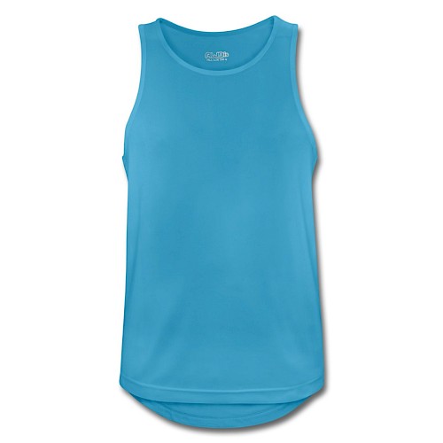 Canotta da uomo traspirante Vorne blu zaffiro