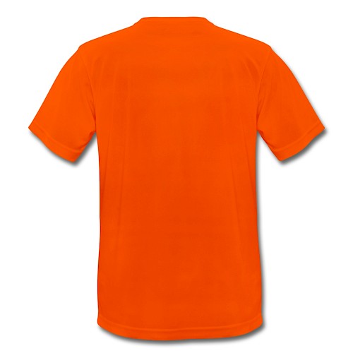Men's Breathable T-Shirt Hinten neon orange