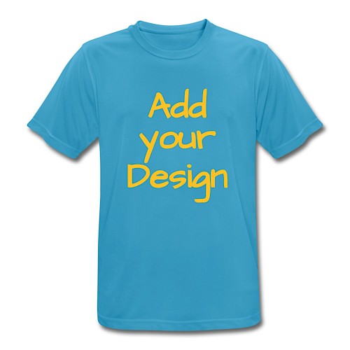 Men's Breathable T-Shirt sapphire blue