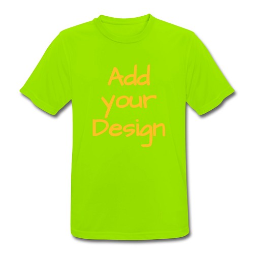 Men's Breathable T-Shirt neon green