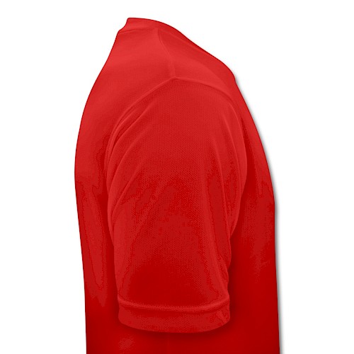 Men's Breathable T-Shirt Rechts red