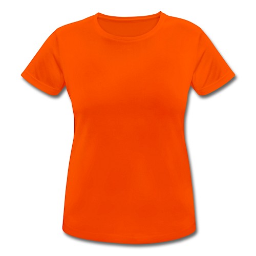 Women's Breathable T-Shirt Vorne neon orange