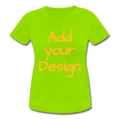 Women's Breathable T-Shirt neon green