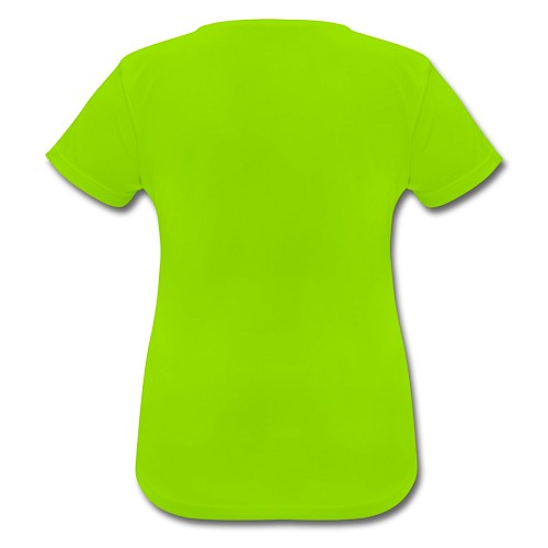 Women's Breathable T-Shirt Hinten neon green